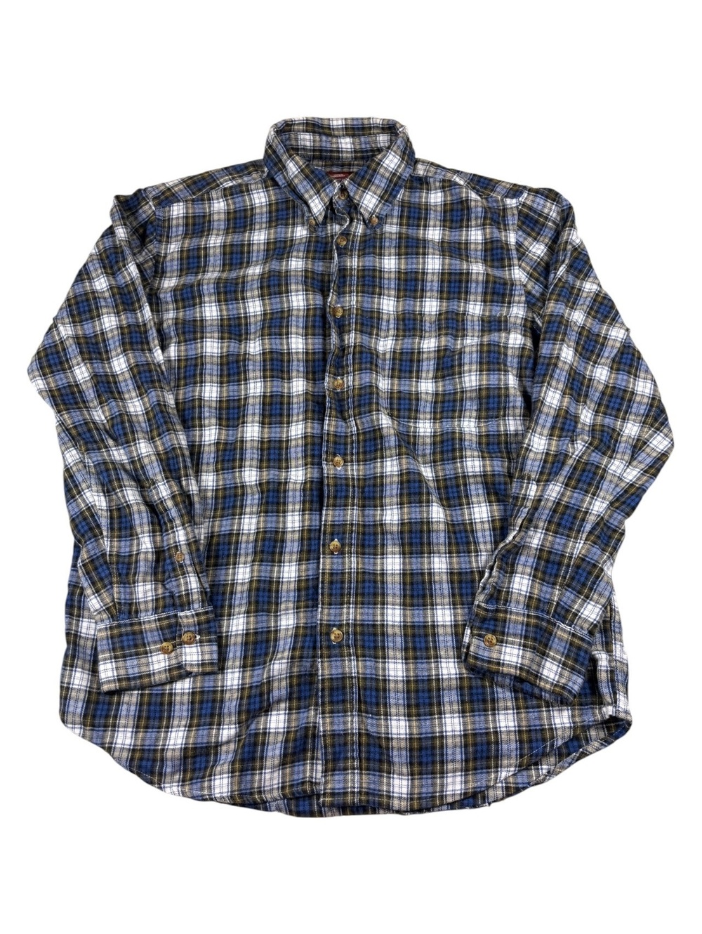 Covington Y2K Plaid Flannel Button Up Shirt